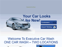 Tablet Screenshot of executivecarwashvt.com